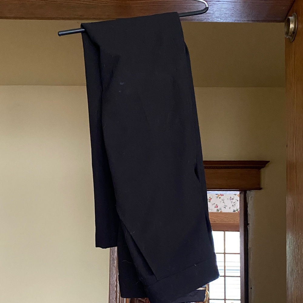 BCBGMaxAzria Women's Black Wide Leg Pants